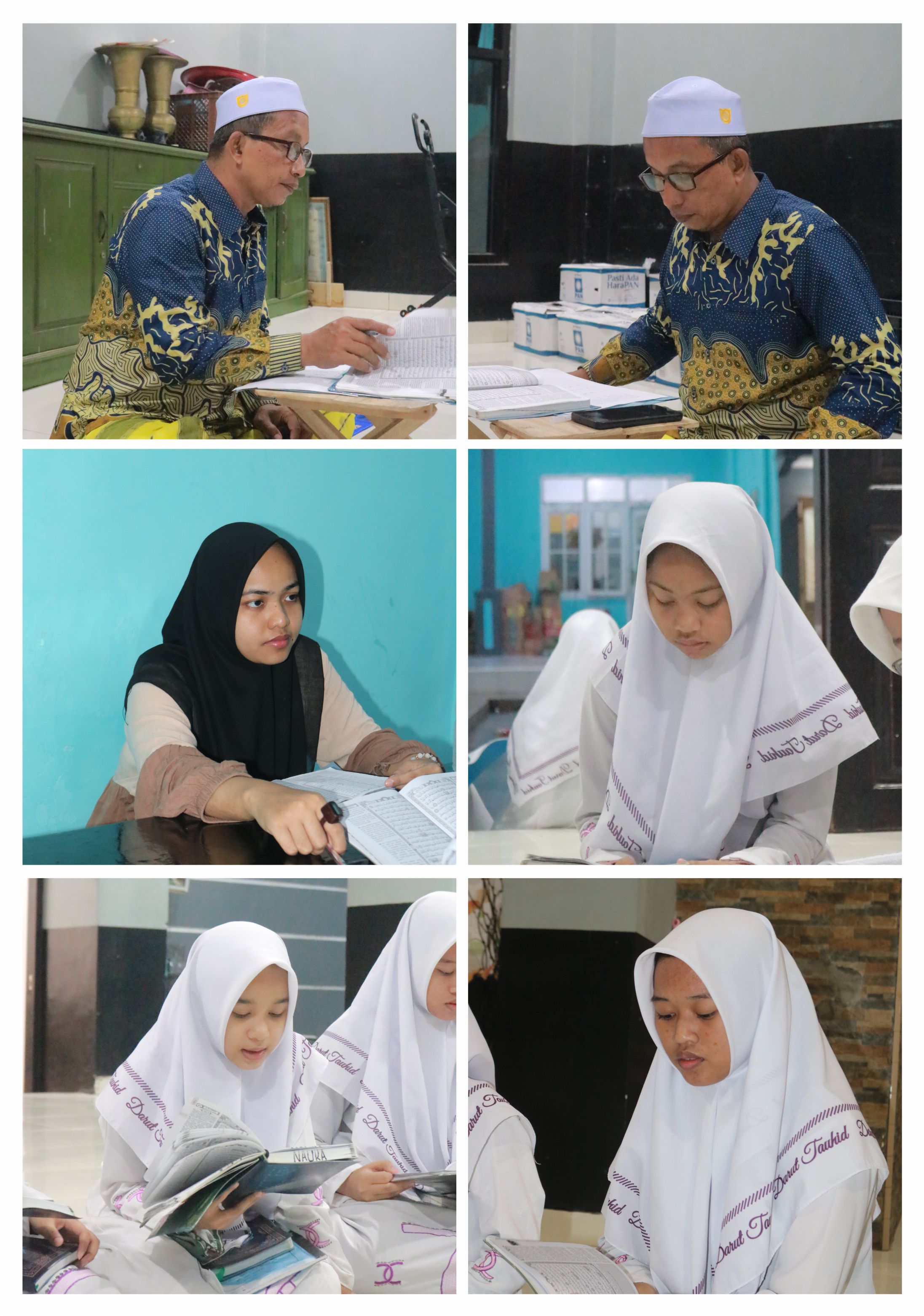 UJIAN PENTASHIHAN TINGKAT B DAN C SANTRI PONDOK DARUT TAUHID PZH GENGGONG